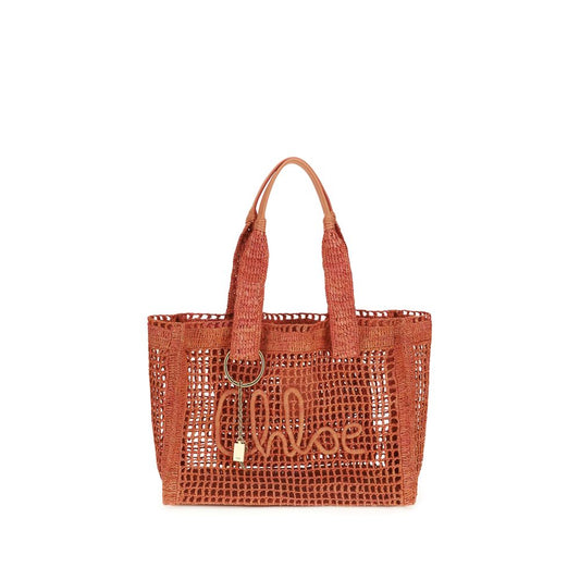 Borsa a Spalla Chloé in Rafia Multicolor