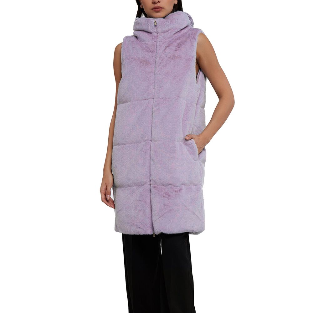 Cappotto Herno in poliammide viola