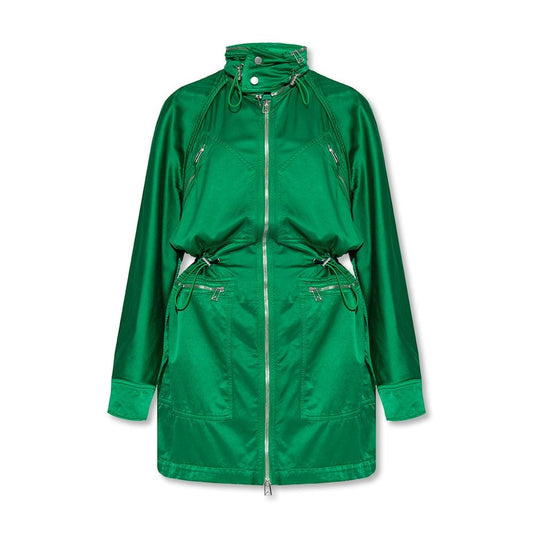 Parka bicolore en coton Bottega Veneta