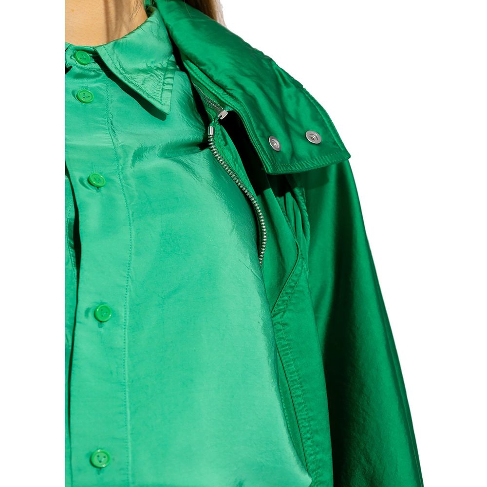 Parka bicolore en coton Bottega Veneta