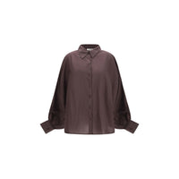 SOSUE Brown Cotton Shirt