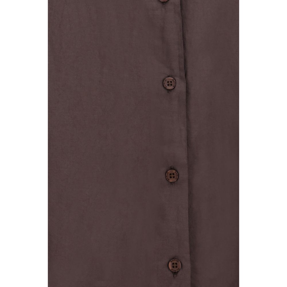 SOSUE Brown Cotton Shirt