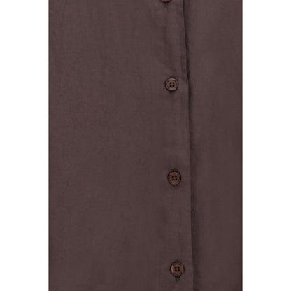 SOSUE Brown Cotton Shirt