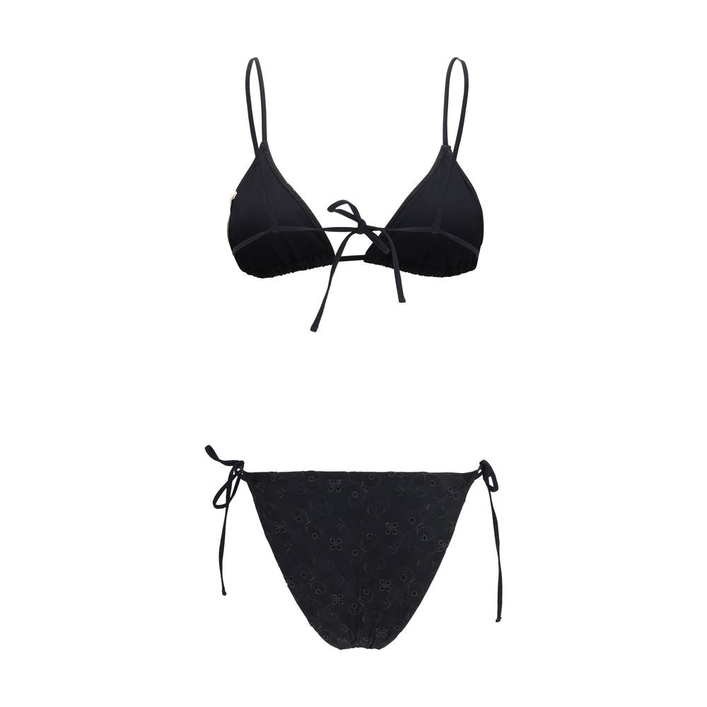 Bikini en polyester noir Kristina Ti