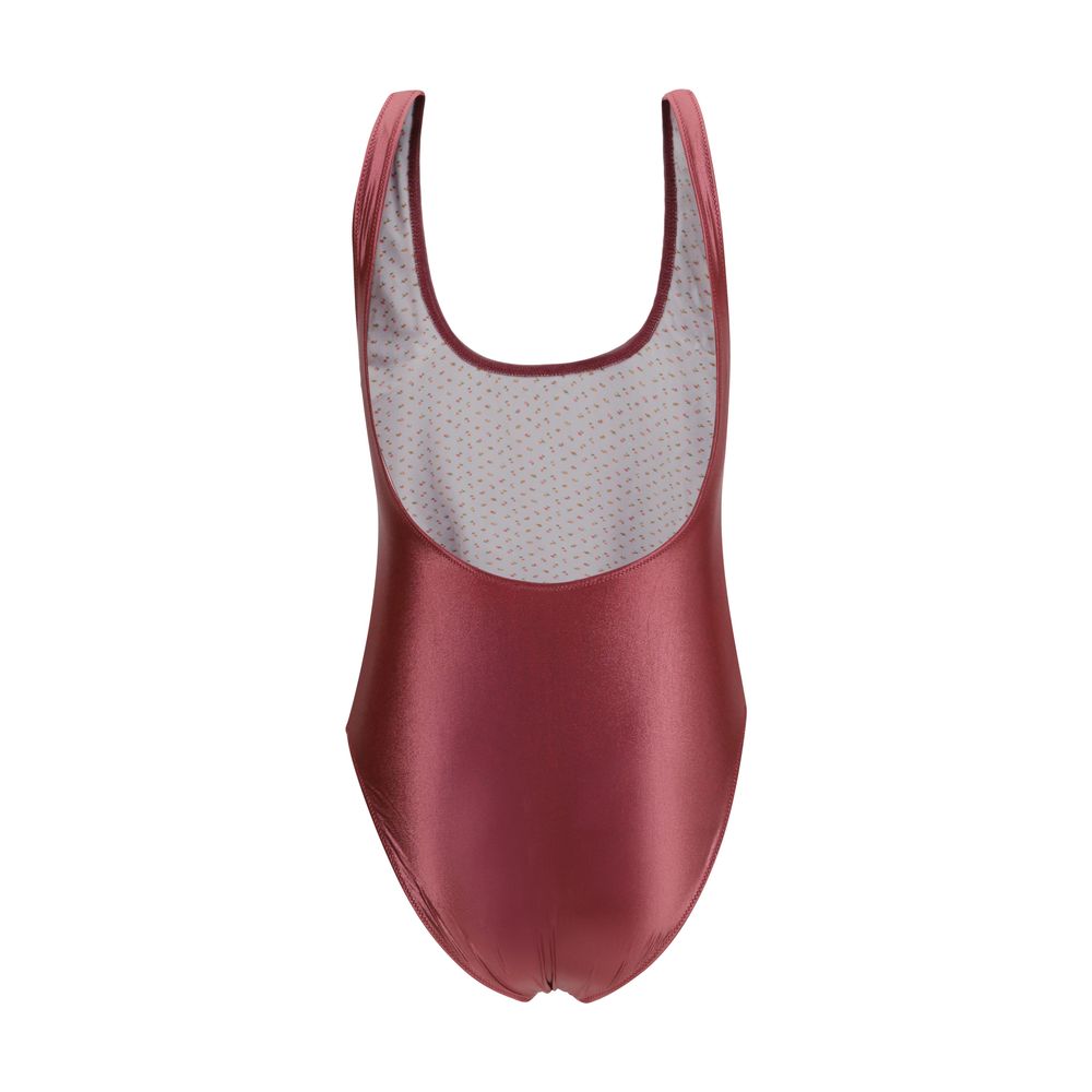 Maillot de bain une pièce Kristina Ti Bordeaux en polyamide