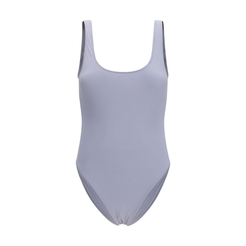 Maillot de bain une pièce en polyamide gris Kristina Ti