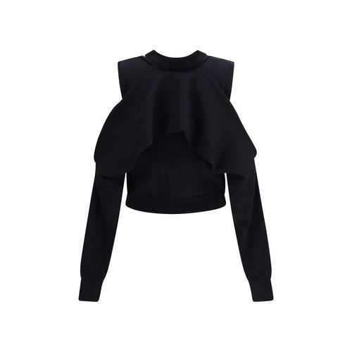 ALAINPAUL Gilet en coton noir