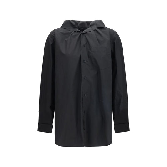 Camicia in cotone nera ALAINPAUL