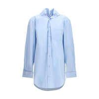 ALAINPAUL Blue Cotton Shirt