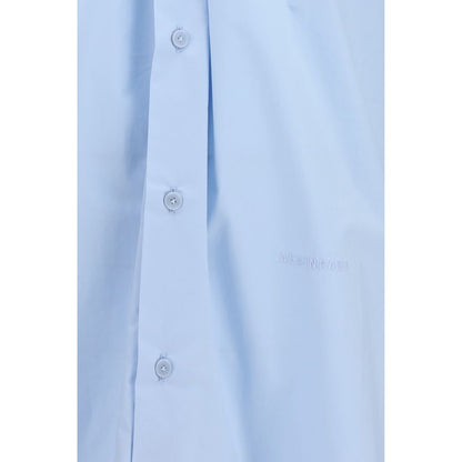 ALAINPAUL Blue Cotton Shirt