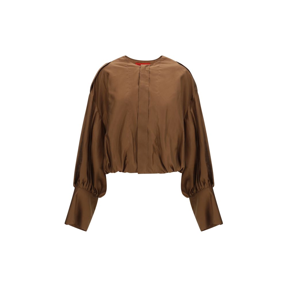 La dernière chemise en lycra marron