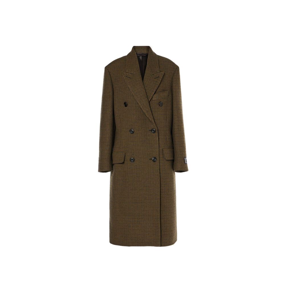 Manteau en fibres marron Acne Studios