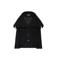 Jacquemus Black Virgin Wool Full-Length Jacket