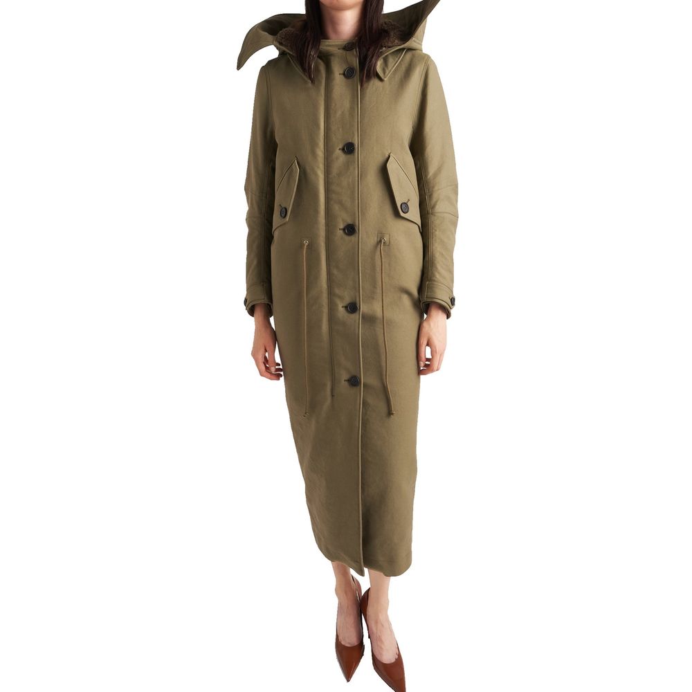 Cappotto Prada in poliammide bicolore