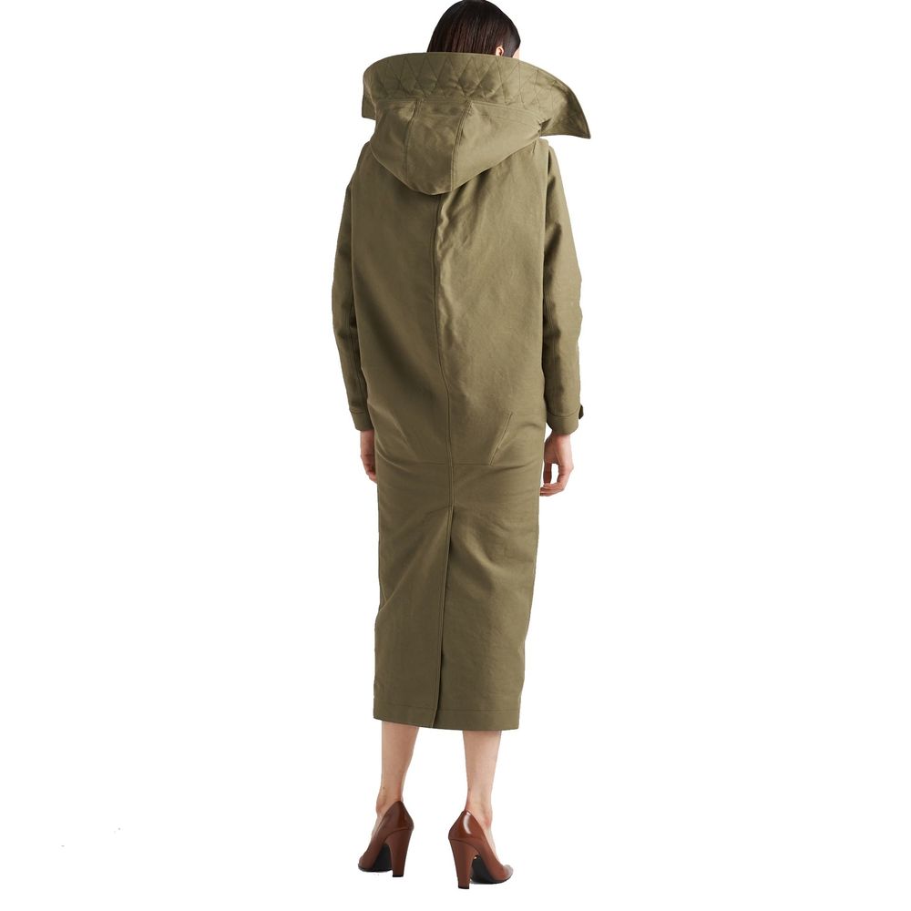 Cappotto Prada in poliammide bicolore