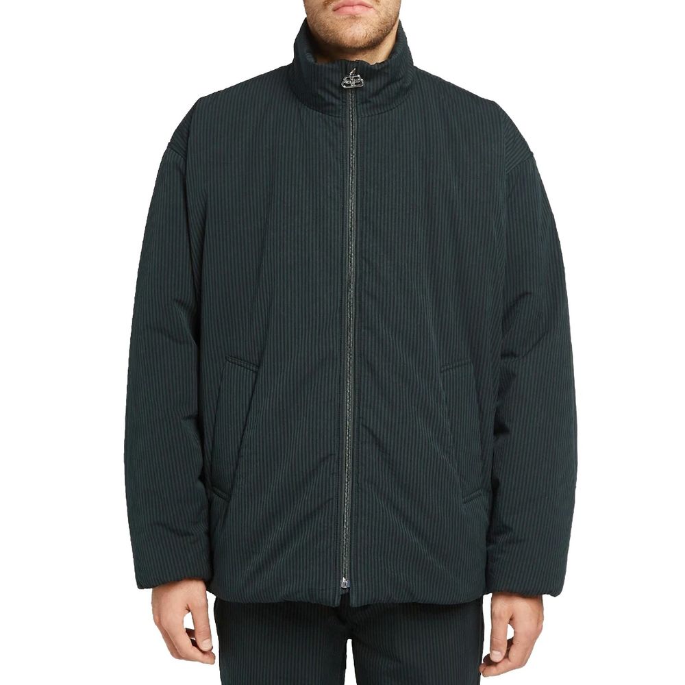 Balenciaga Veste longue en coton noir