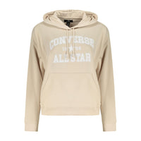 Converse Beige Cotton Women's Hoodie