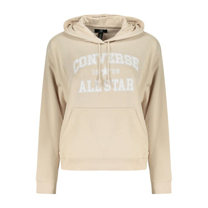 Converse Beige Cotton Women's Hoodie