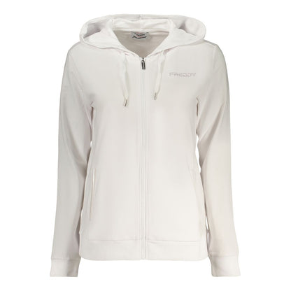 Freddy White Cotton Women's Hoodie