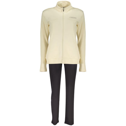 Freddy Beige Cotton Women Sweatshirt