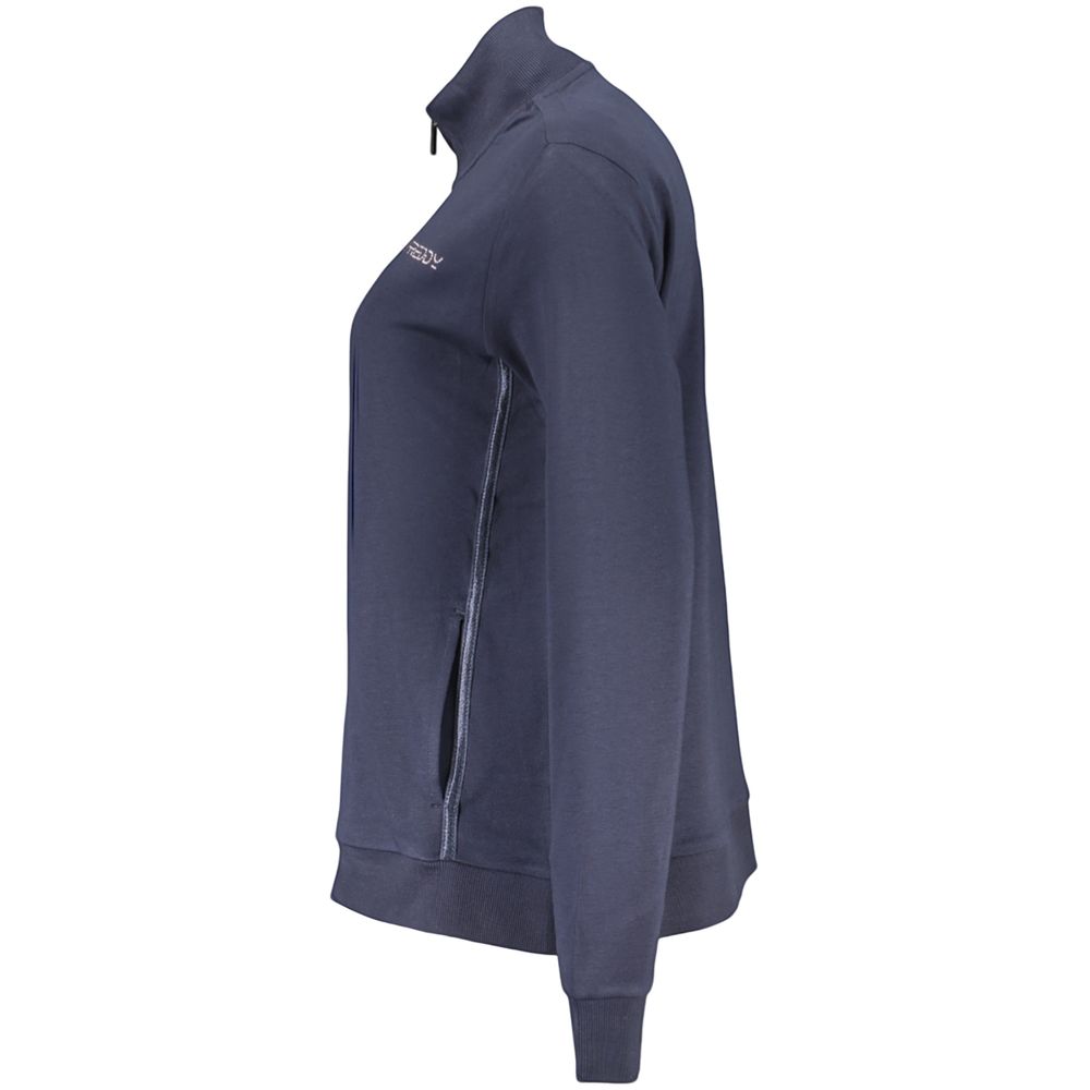Freddy Blue Cotton Women's Sweatshirt