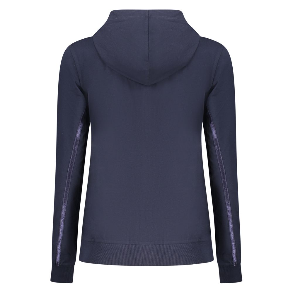 Freddy Blue Cotton Womens Hoodie