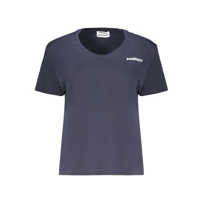 Freddy Blue Cotton Women's T-Shirt
