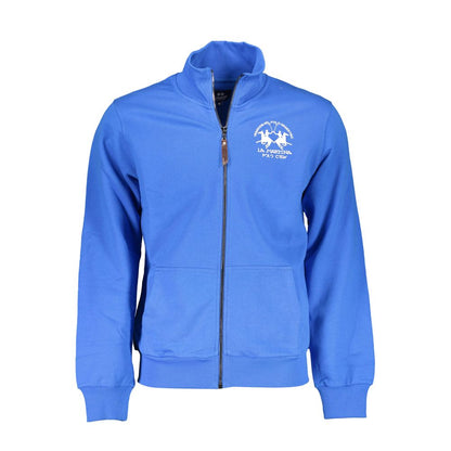 La Martina Blue Cotton Men's Sweatshirt