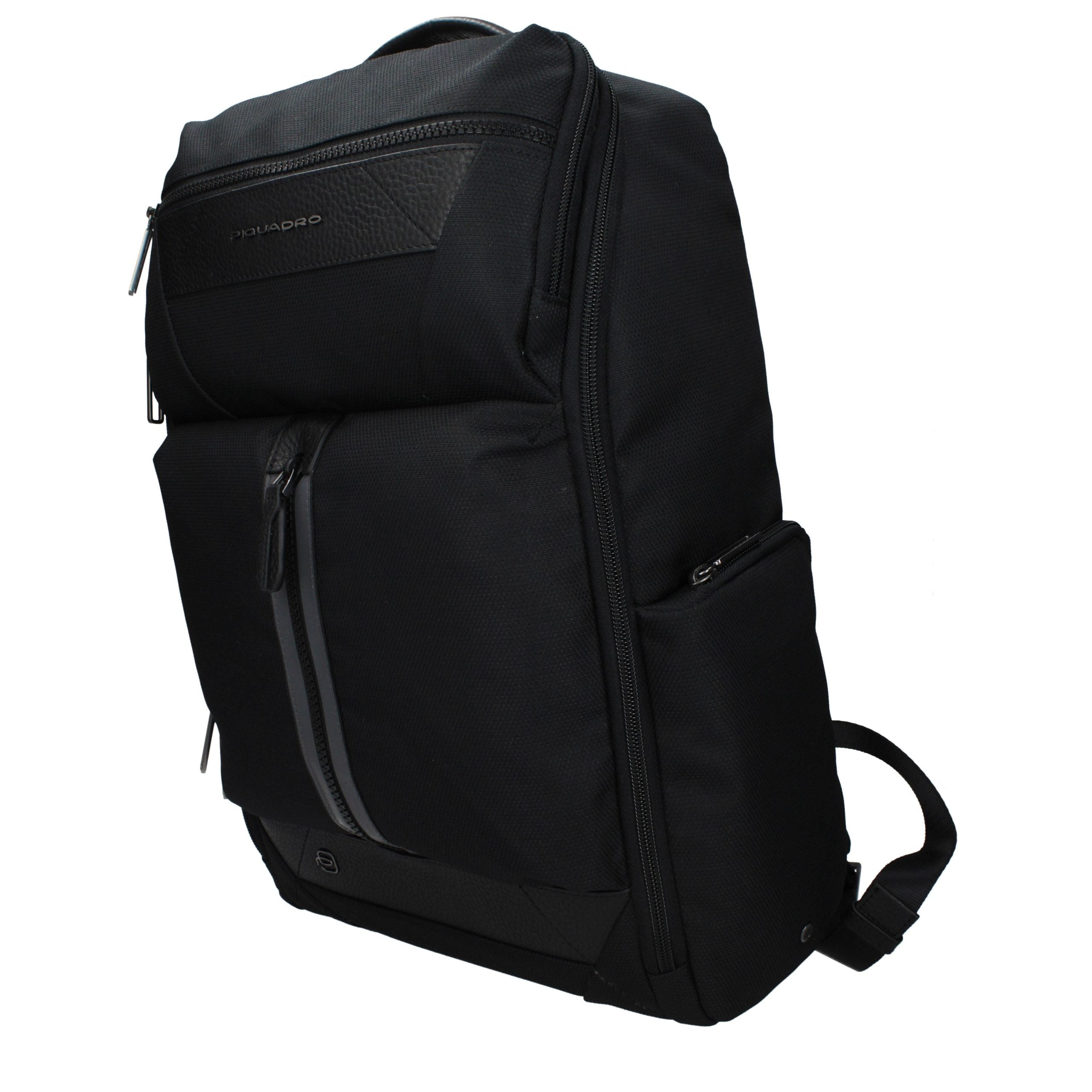 Sac à dos Piquadro en tissu noir