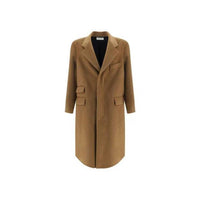 Saint Laurent Brown Wool Coat