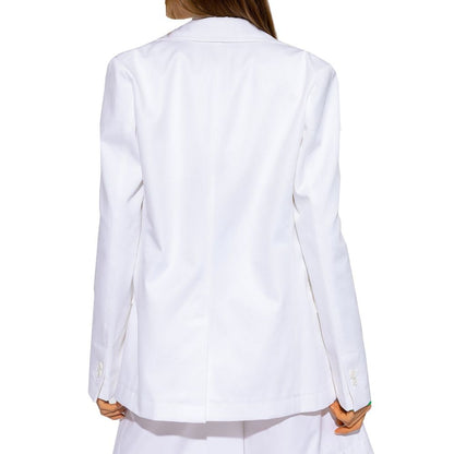 Bottega Veneta White Cotton Blazer