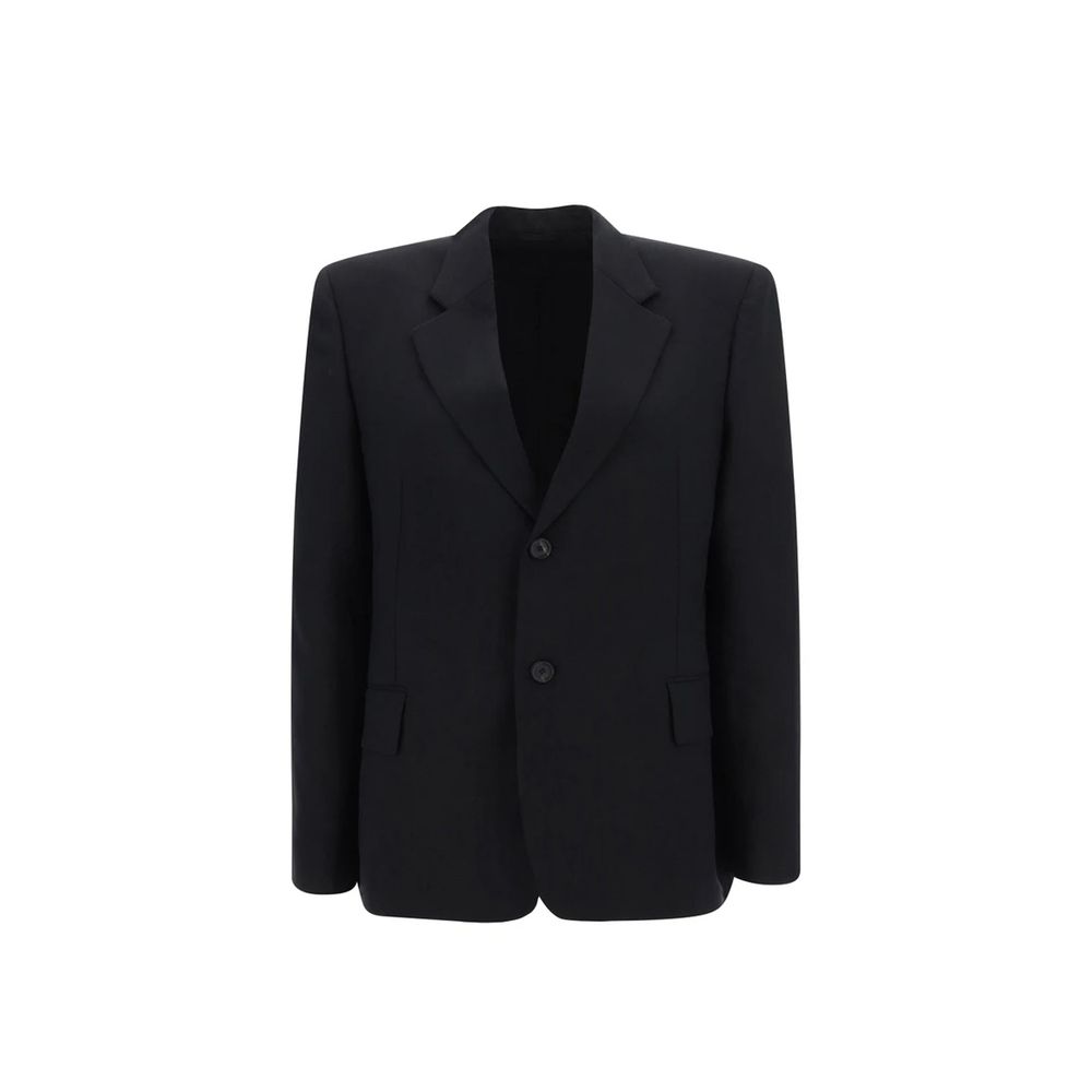 Balenciaga Black Wool Full-Length Jacket