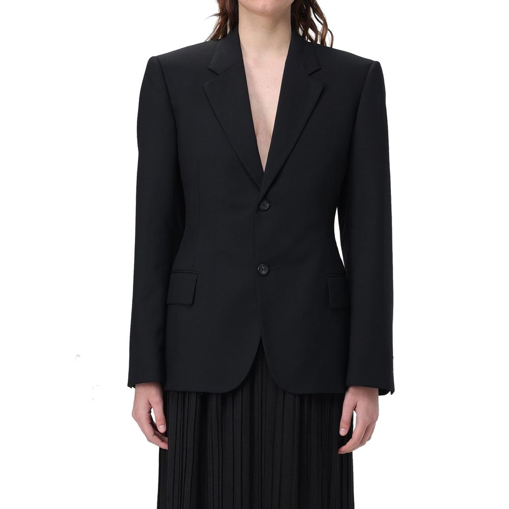 Balenciaga Black Wool Full-Length Jacket