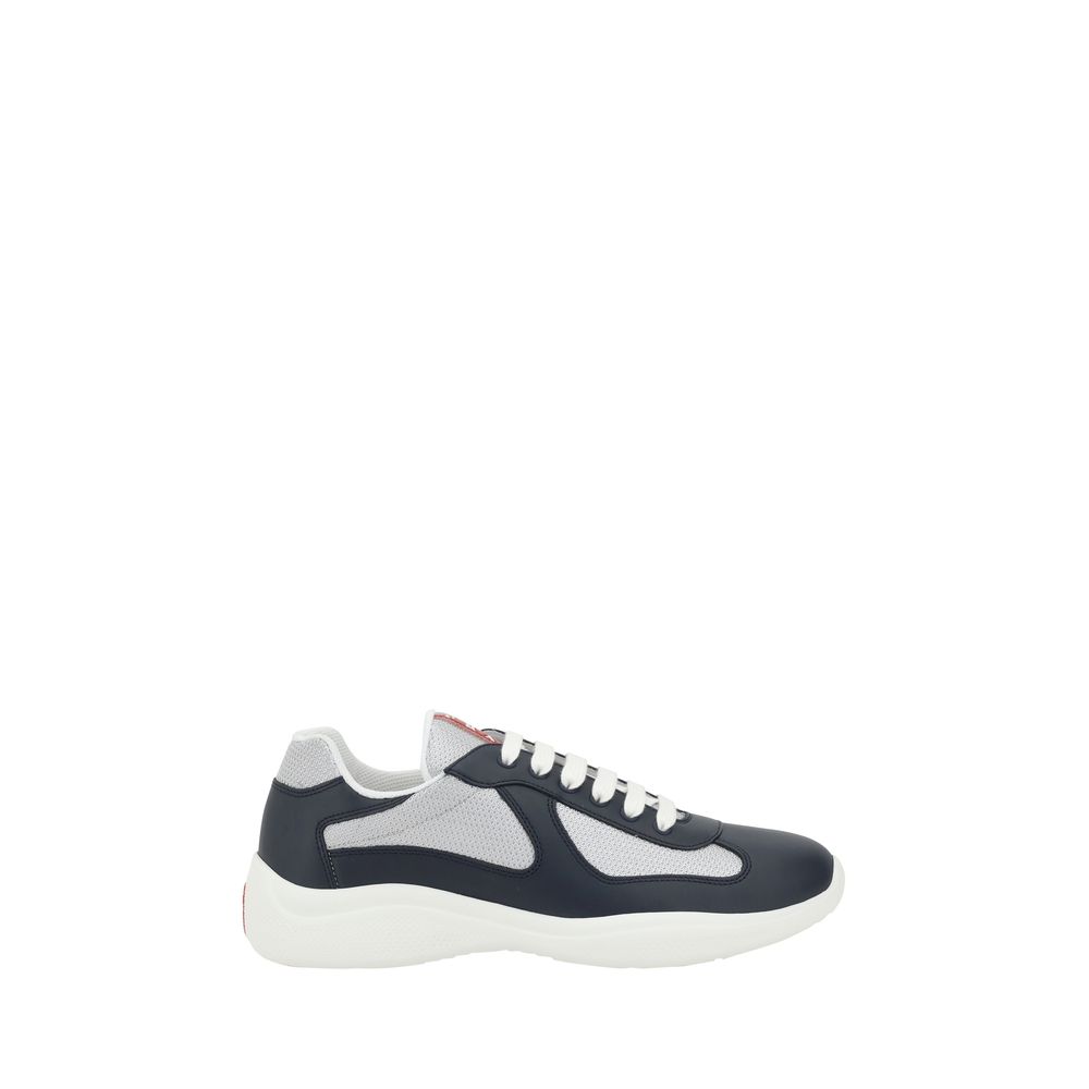 Baskets de sport Prada bleues en polyamide