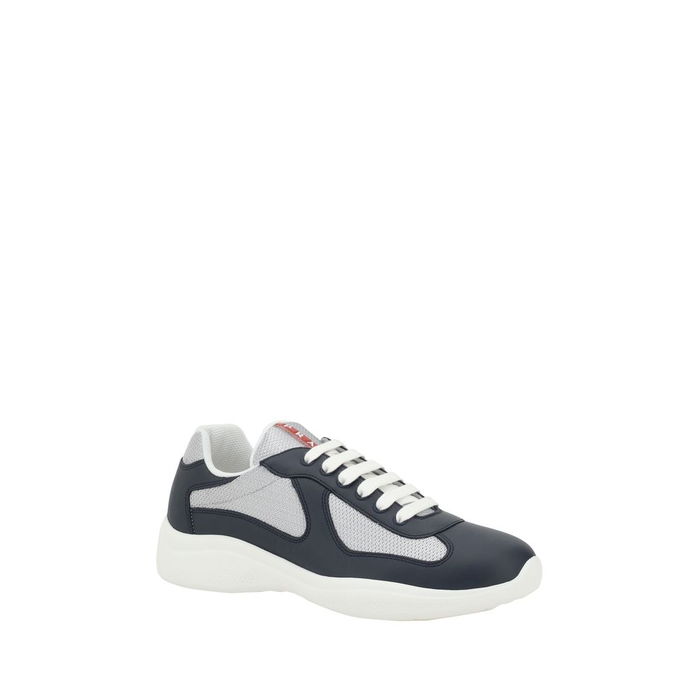 Baskets de sport Prada bleues en polyamide