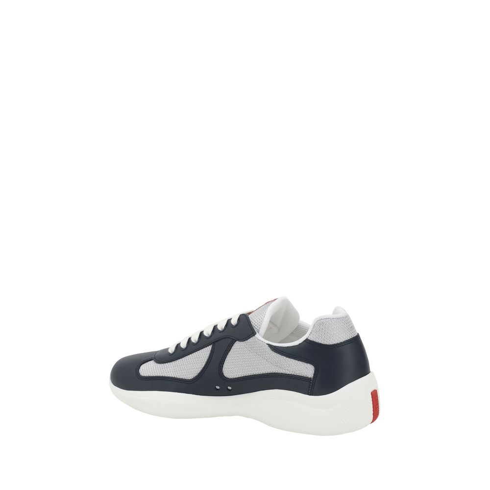 Baskets de sport Prada bleues en polyamide