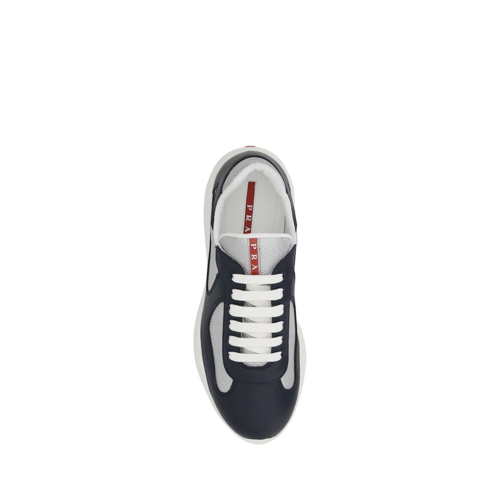 Baskets de sport Prada bleues en polyamide