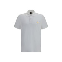 Polo in cotone bianco Moose Knuckles