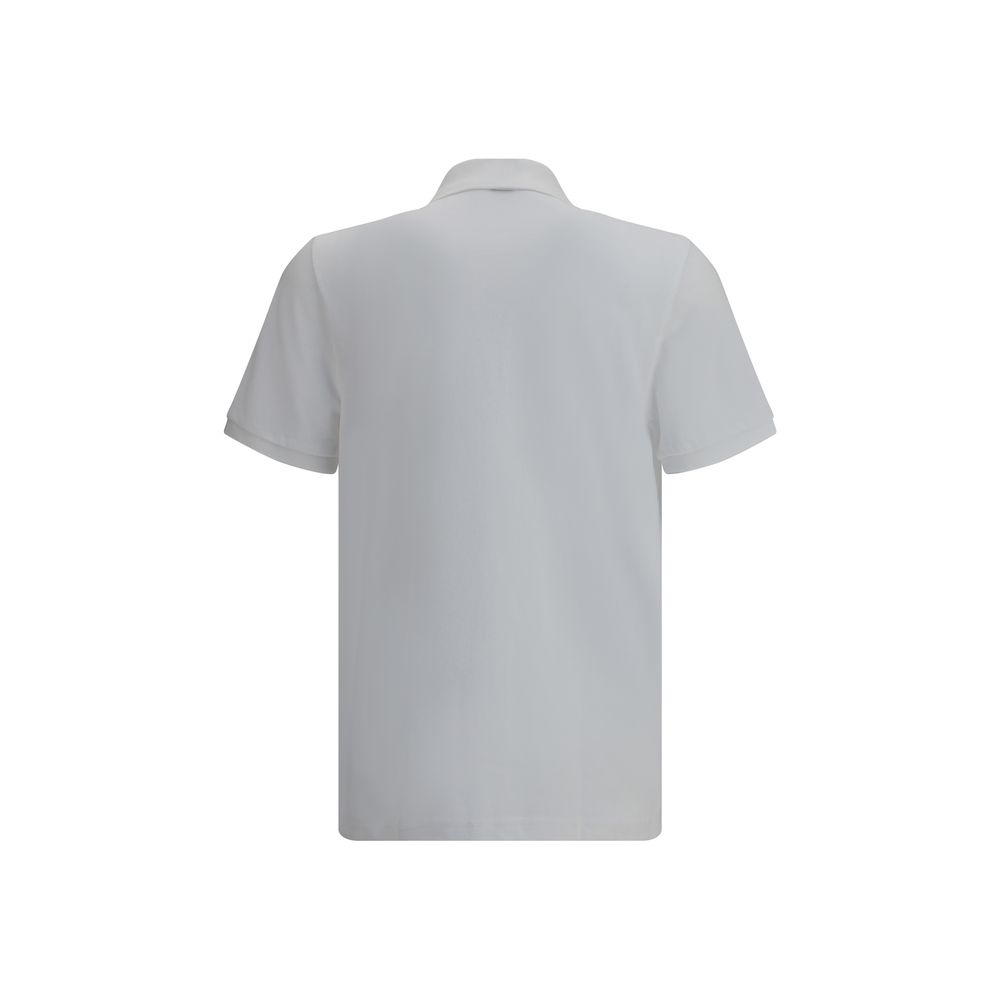 Polo in cotone bianco Moose Knuckles