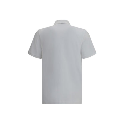 Polo in cotone bianco Moose Knuckles