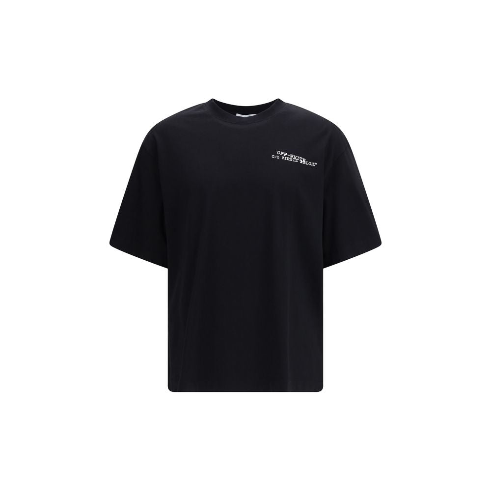 T-shirt Off-White en coton noir