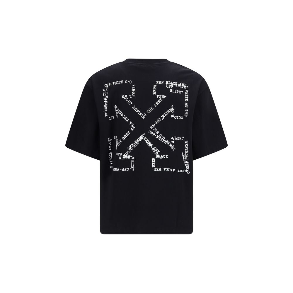 T-shirt Off-White en coton noir
