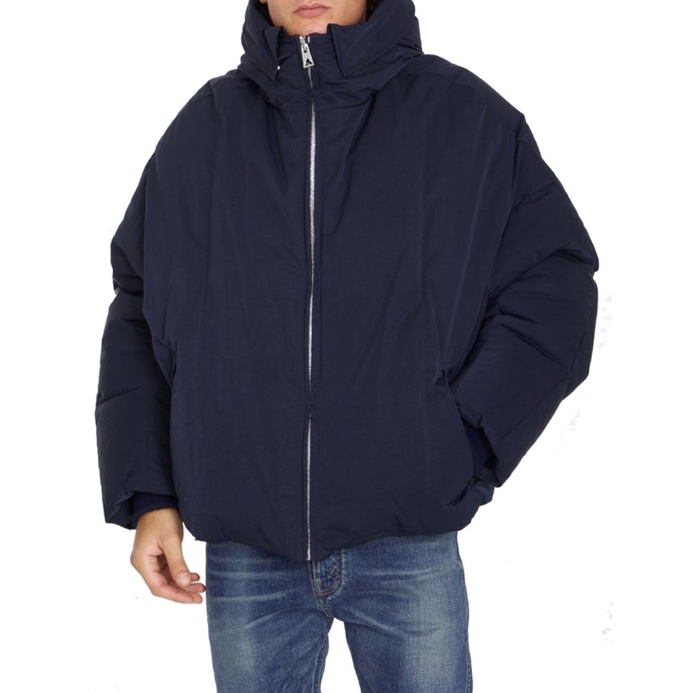 Bottega Veneta Blue Polyamide Full-Length Jacket