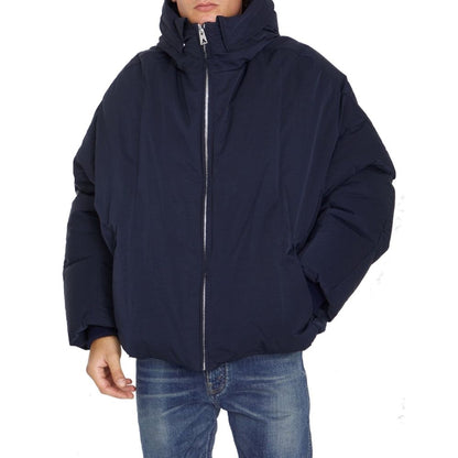 Bottega Veneta Blue Polyamide Full-Length Jacket