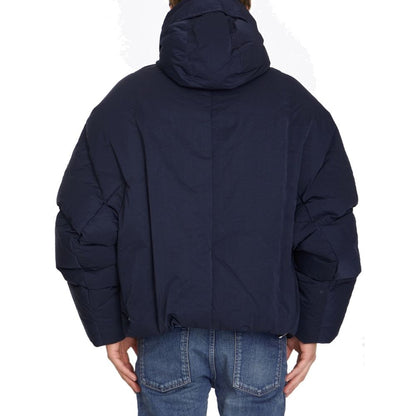 Bottega Veneta Blue Polyamide Full-Length Jacket