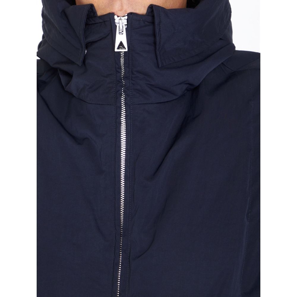 Bottega Veneta Blue Polyamide Full-Length Jacket