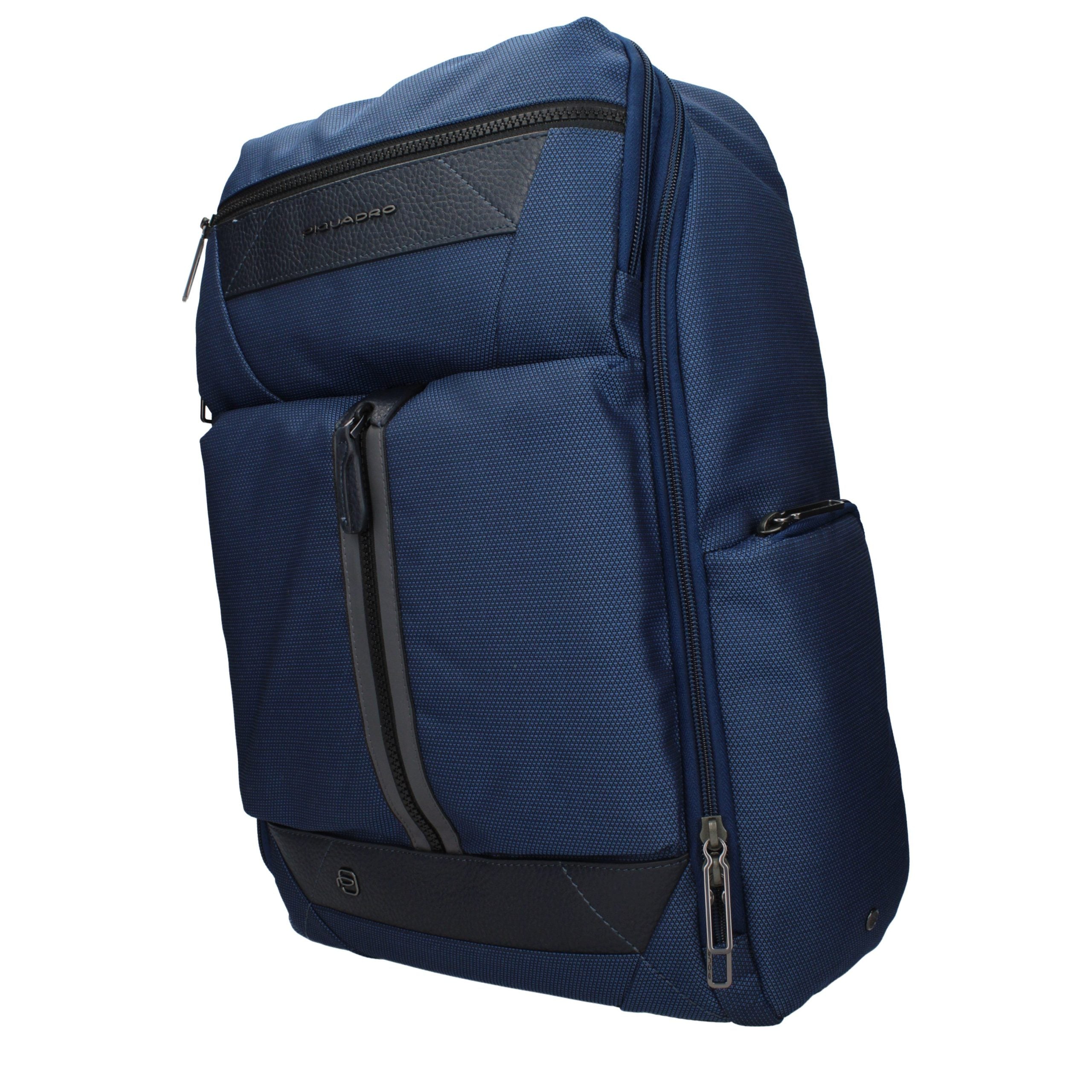 Sac à dos en tissu bleu Piquadro