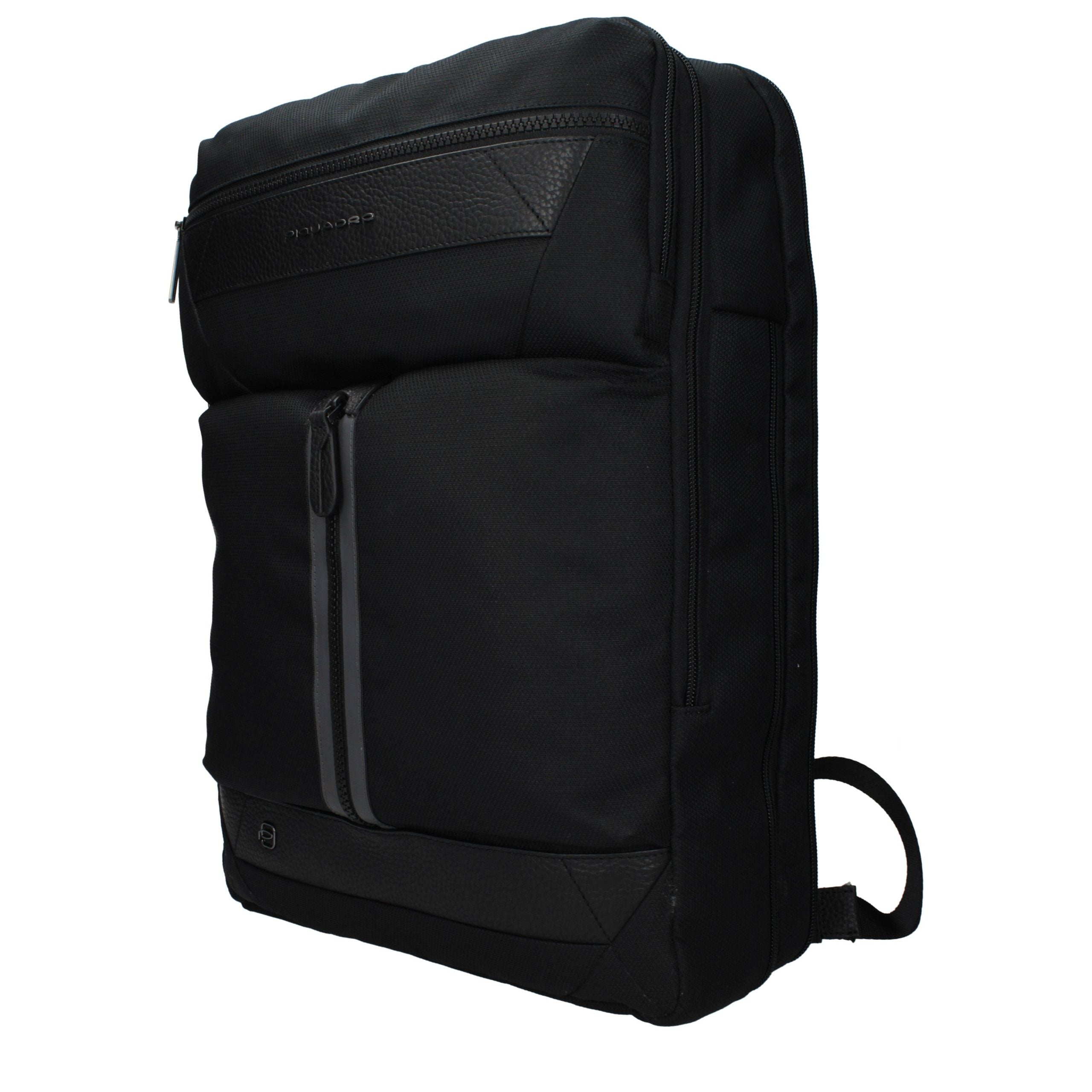 Sac à dos Piquadro en tissu noir