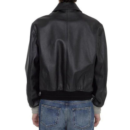 Dior Black Calfskin Leather Jacket
