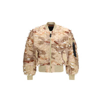 ALPHA INDUSTRIES Gold Nylon Bomber